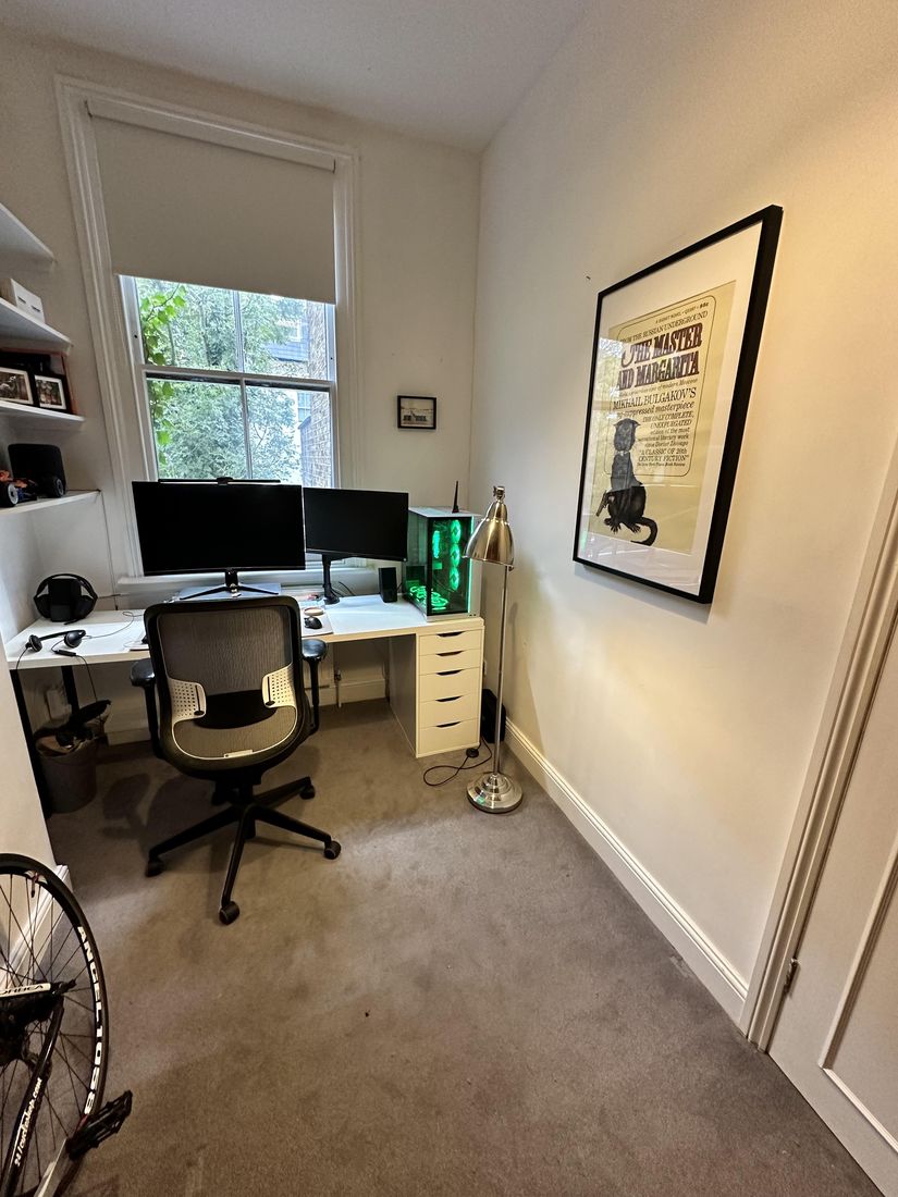 Home office before renovation
